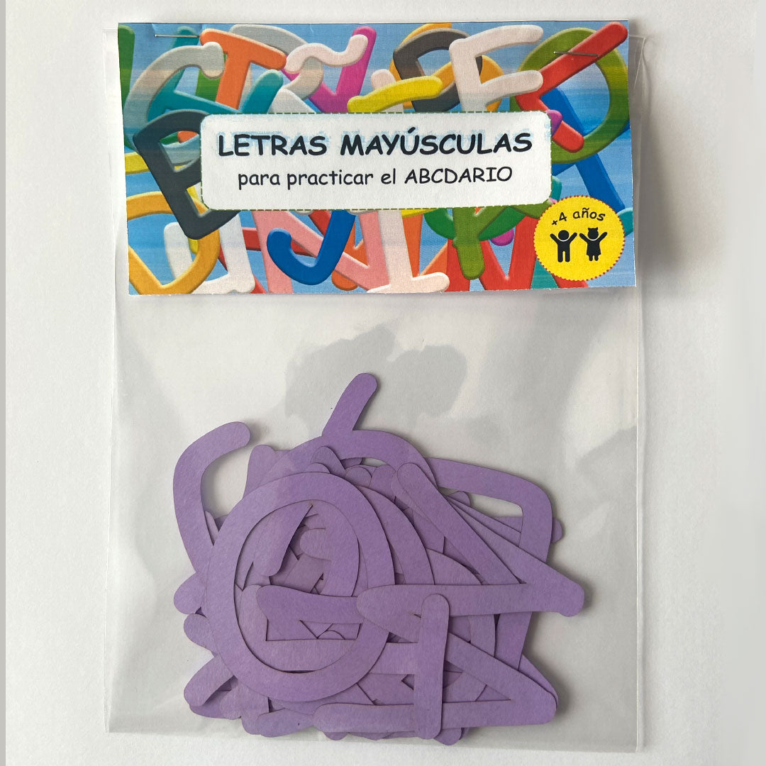 Letras mayúsculas del ABCDario