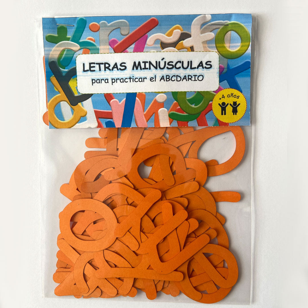 Letras minúsculas del ABCDario